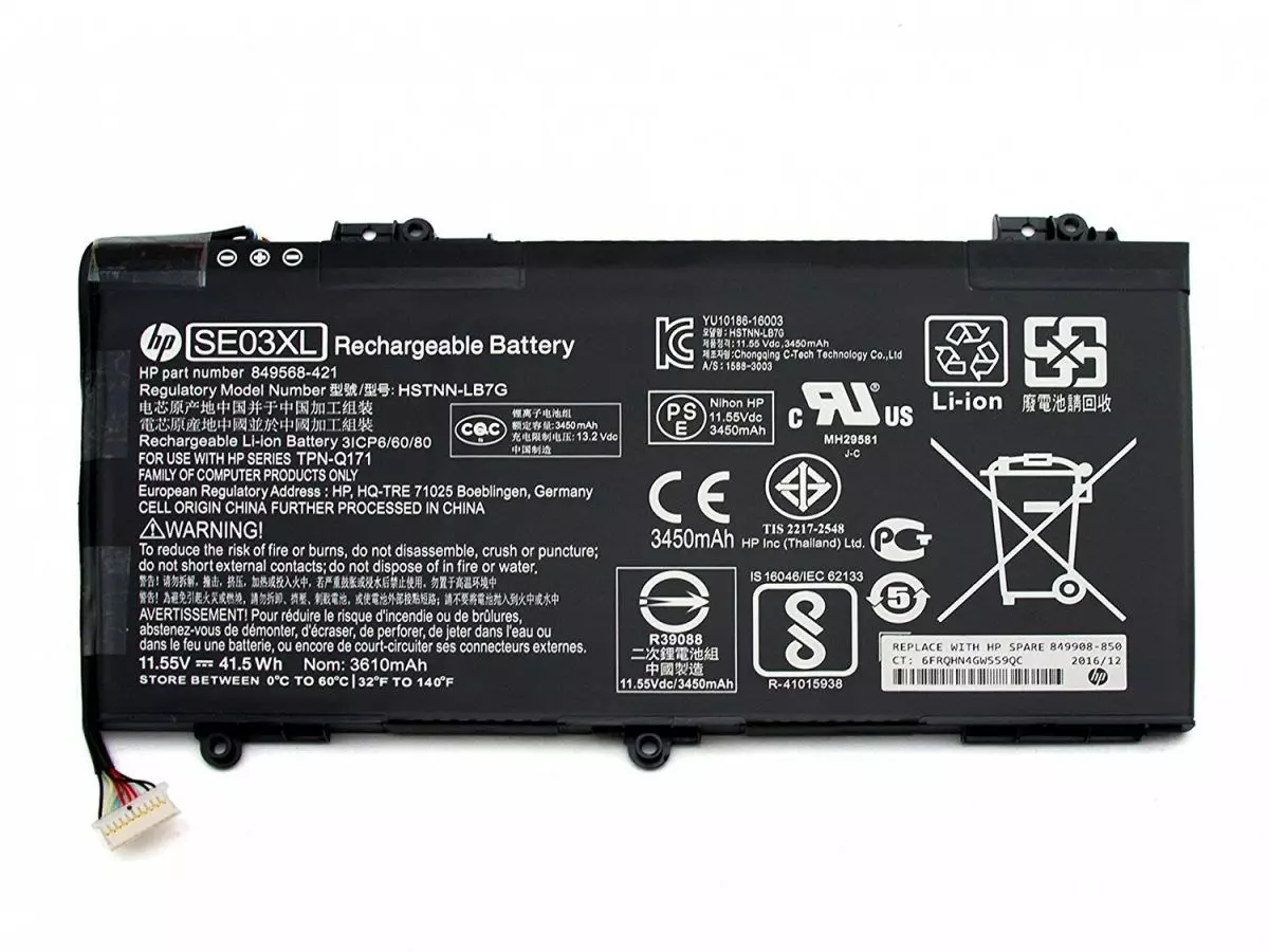 Akku HP 849568-421 849908-850 849988-850 11.55V 41Wh