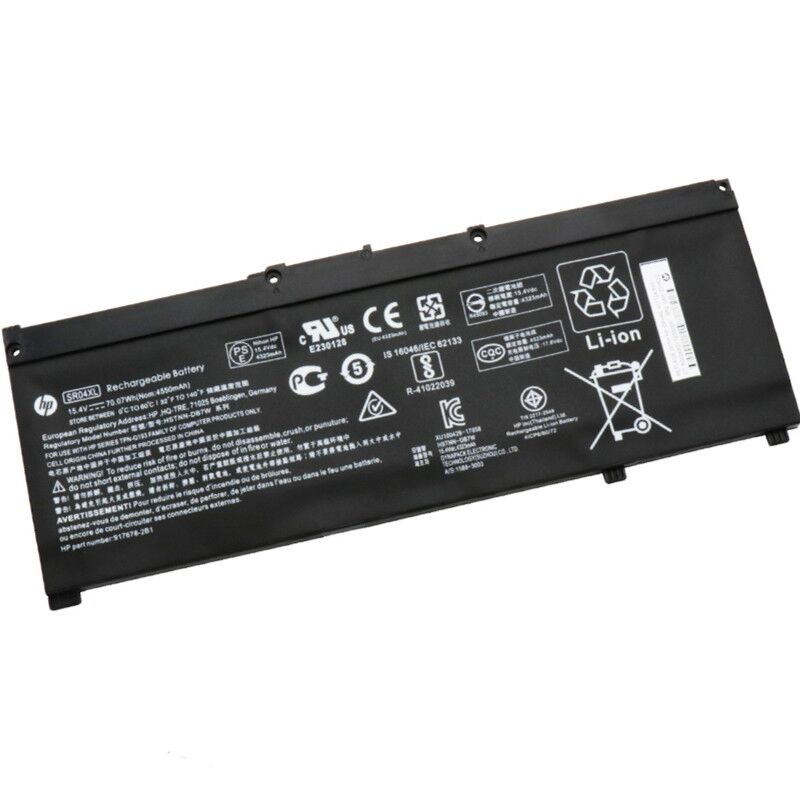 Akku 70Wh HP Omen 17-cb0588na 17-cb0591na 15.4V 4550mAh