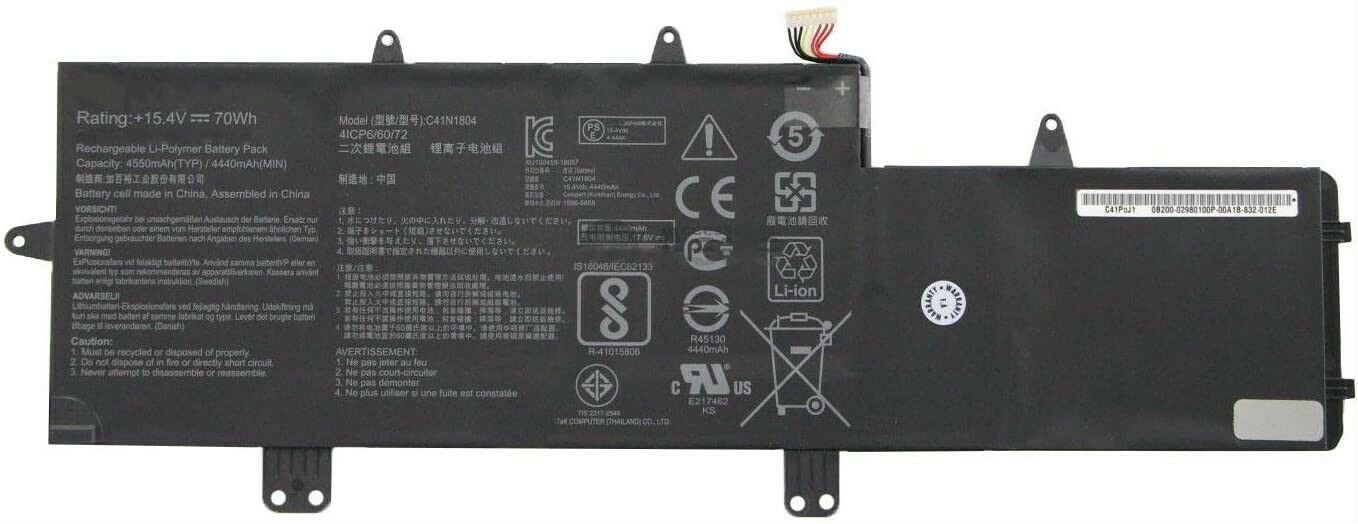 Akku Asus ZenBook UX480FD UX480F UX480 15.4V 70Wh 4550mAh