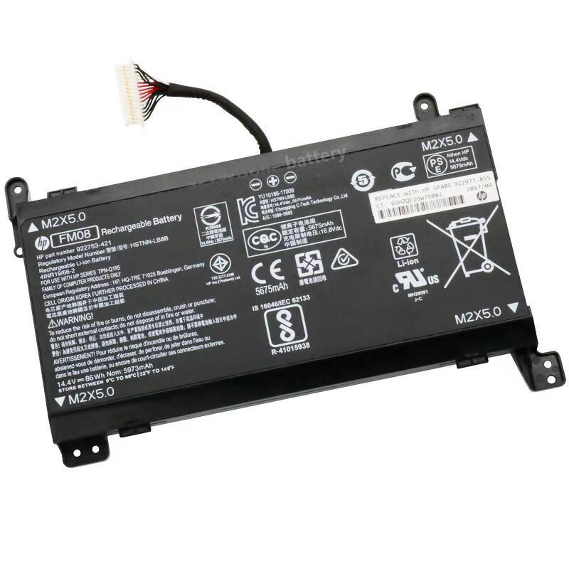 Akku HP FM08 HQ-TRE HSTNN-LB8A HSTNN-LB8B TPN-Q195 86Wh